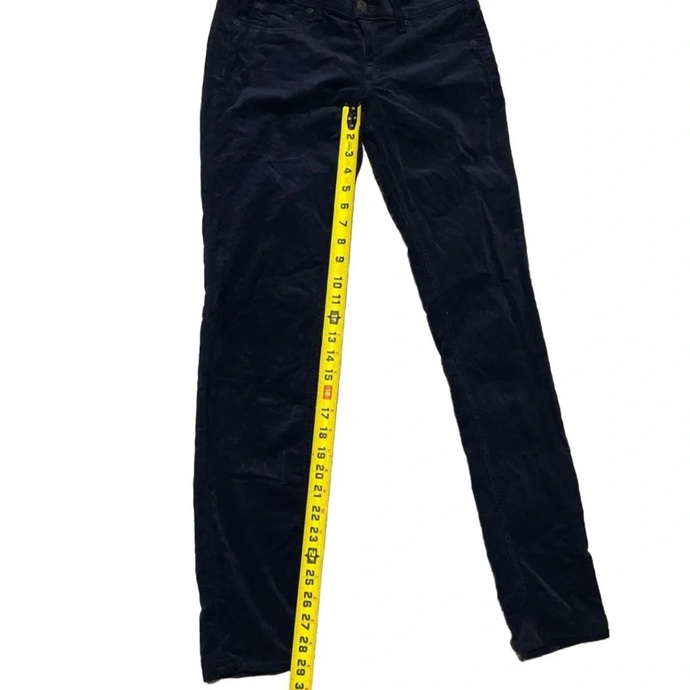Rag & Bone Velvet Navy Blue Jean Legging - Picture 5 of 9